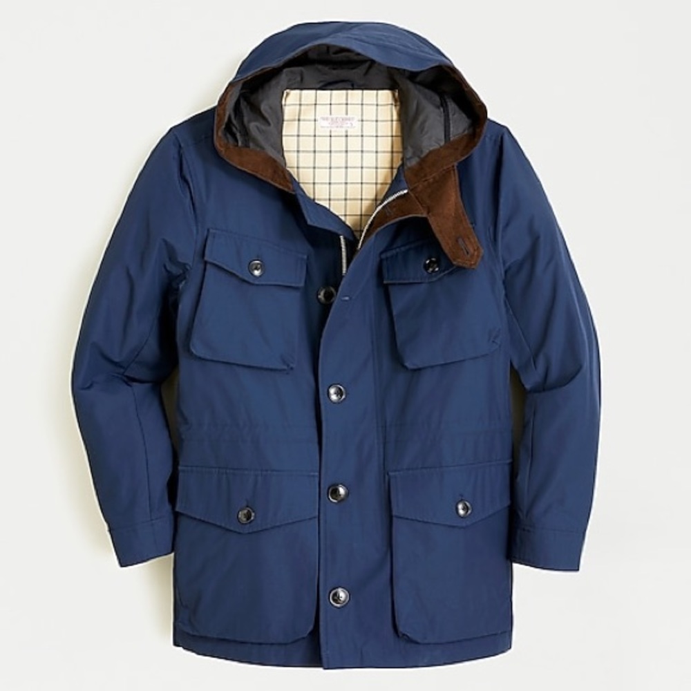 J. Crew Wallace & Barnes lightweight utility parka